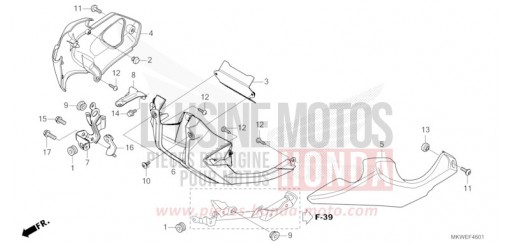 UNDER COWL (NC750XD) NC750XDS de 2025